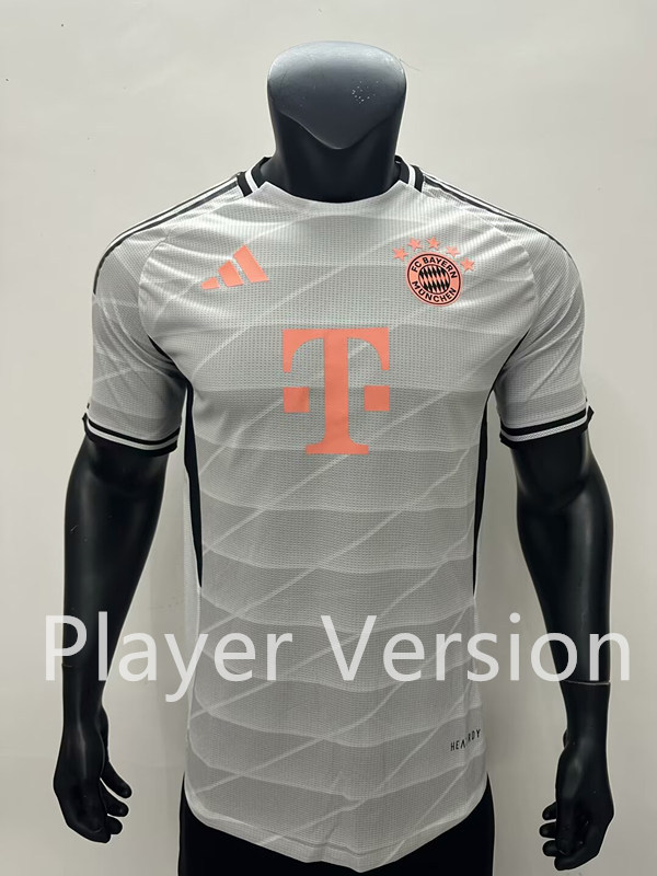 Player Version 2025-26 Bayern München Away White Soccer Jersey AAA