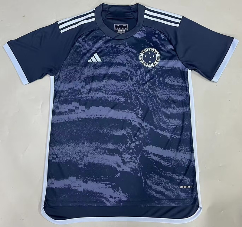 (S-4XL) 2024-2025 Cruzeiro EC 2nd Away Royal Blue Thailand Soccer Jersey AAA-908