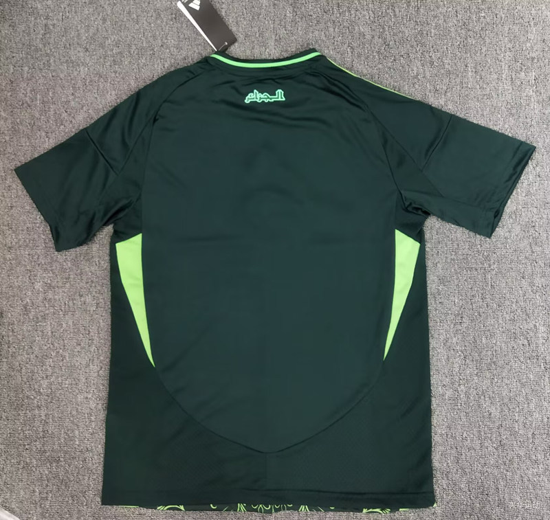 (S-4XL) 2024-2025 Algeria Away Green Thailand Soccer Jersey AAA-5378
