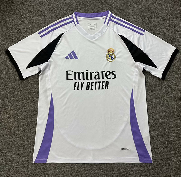 2025-2026 Special Version Real Madrid Purple&White Training Soccer Jersey AAA-0009