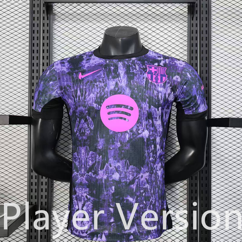 Player Version 2025-2026 Special Edition Barcelona Barcelona Purple Thailand Soccer Jersey AAA-888