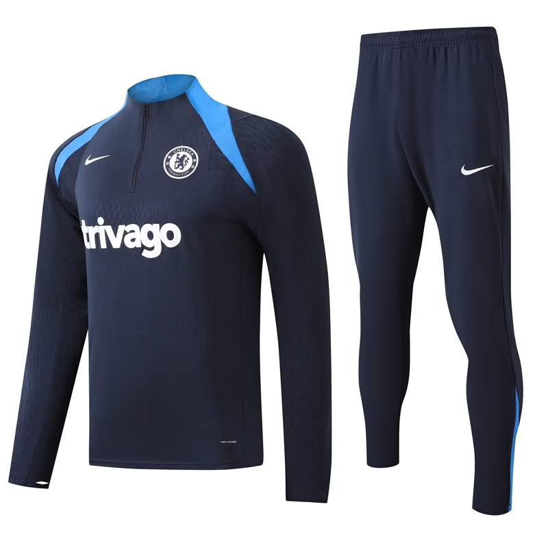 Player Version 2024-2025 Chelsea Royal Blue Thailand Soccer Tracksuit-4627
