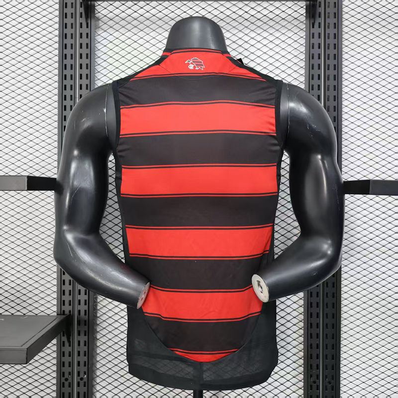 Player Version 2025-2026 Flamengo Home Red& Black Thailand Soccer Vest AAA-888