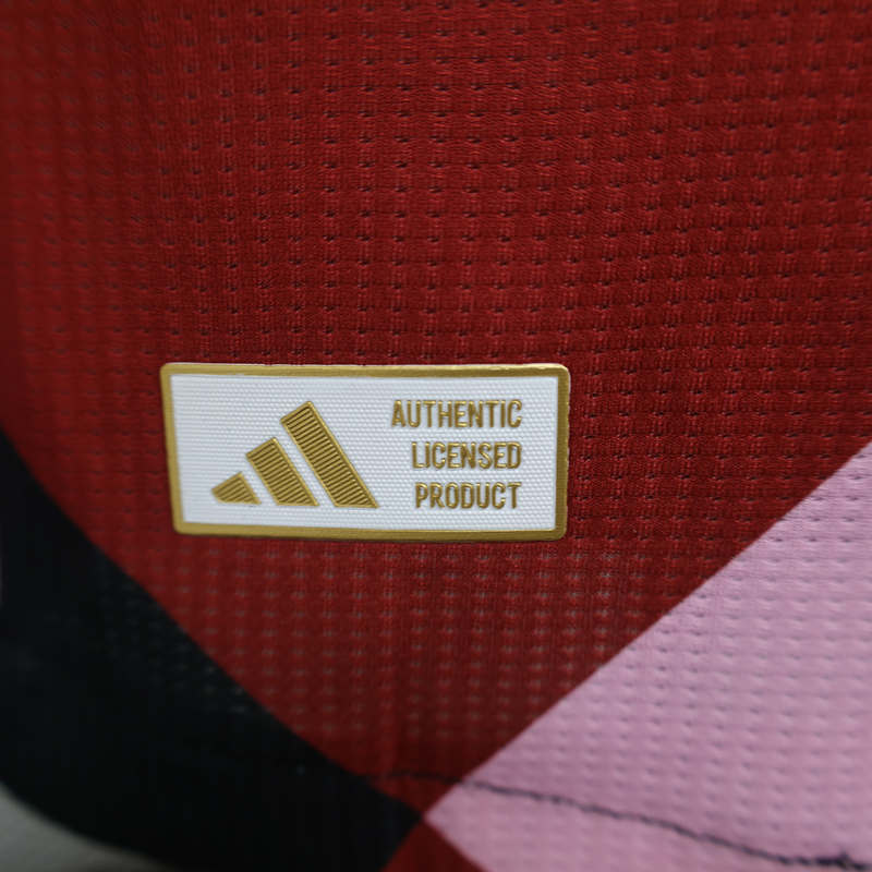 Player Version 2024-2025 Bayern München Red&Pink Training Soccer Jersey AAA-888