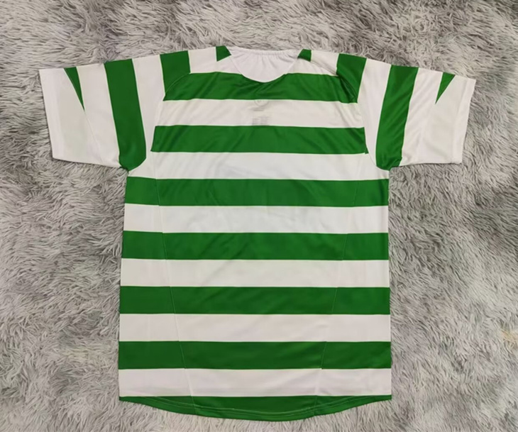 Retro Version 05-06 Celtic Home White&Green Thailand Soccer Jersey AAA-9755