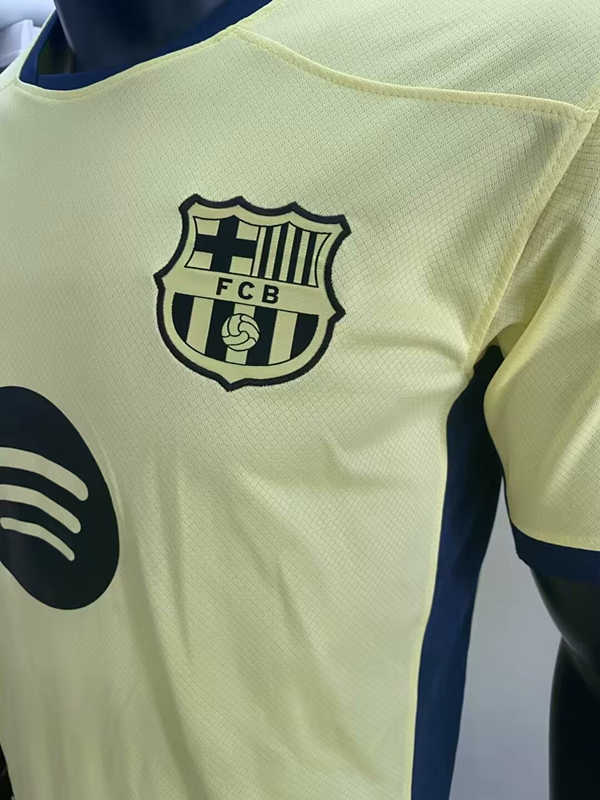 2025-2026 Barcelona 3rd Away Yellow Thailand Soccer Jersey AAA-0594