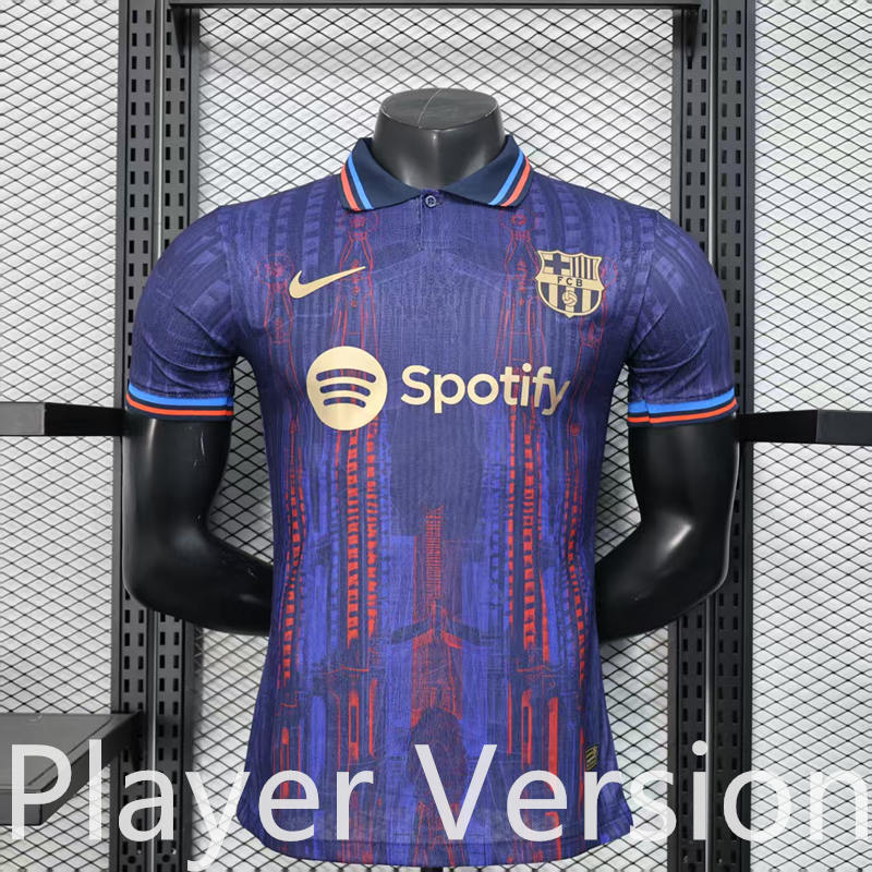 Player Version 2025-2026 Special Edition Barcelona Barcelona Purple Thailand Soccer Jersey AAA-888