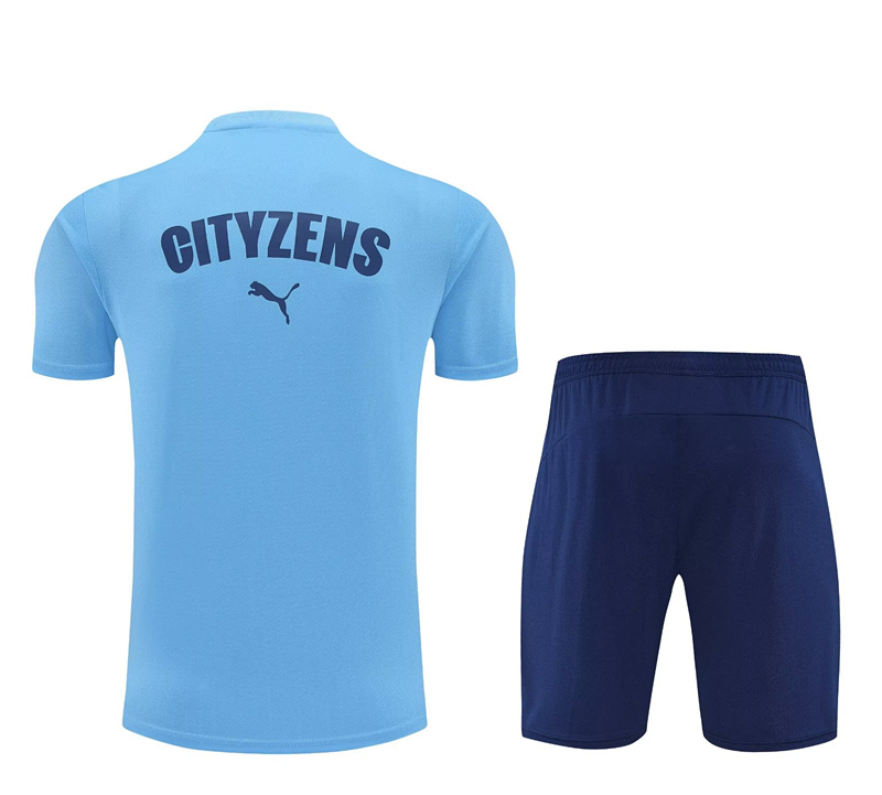 2025-2026 Manchester City Blue Thailand Soccer Uniform-4627