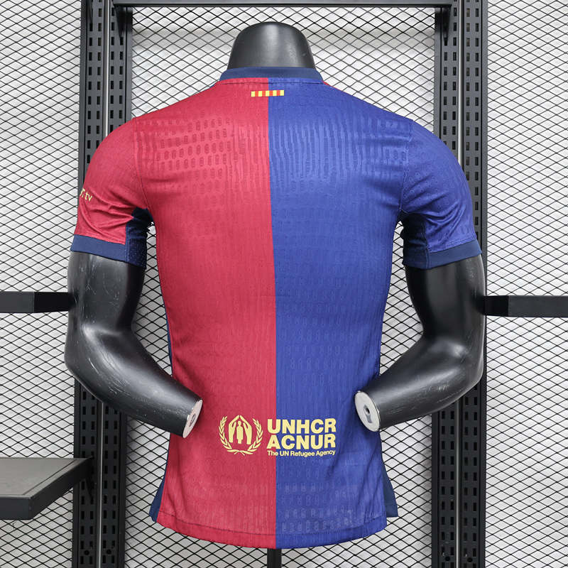 Player Version 2024-2025 Without Sponsor Barcelona Red&Blue Thailand Soccer Jersey AAA-888
