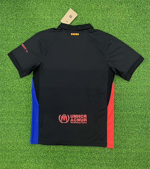 (S-4XL) 2024-2025 Barcelona Away Black Thailand Soccer Jersey AAA-403