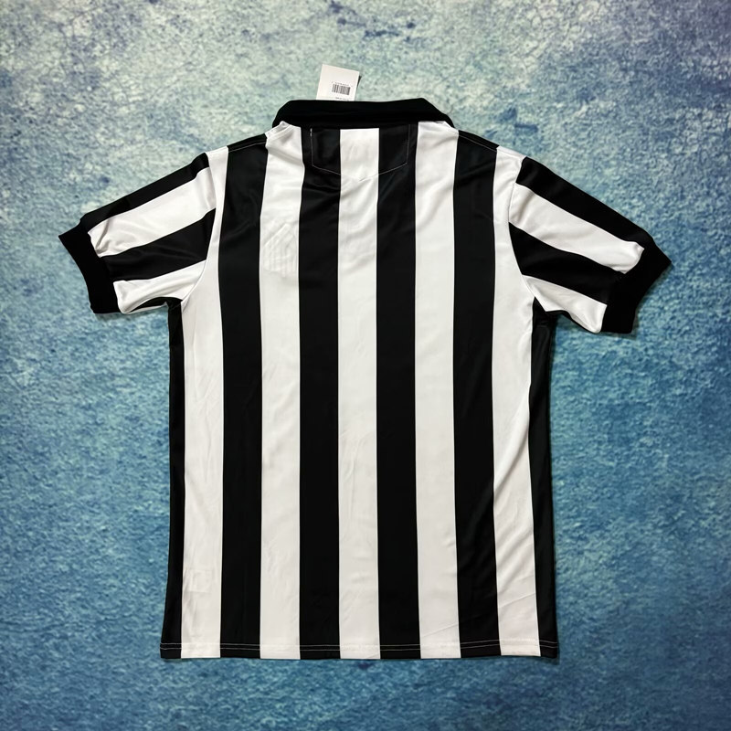 Retro Version 12-13 Santos FC Home Black &White Thailand Soccer Jersey AAA-6590