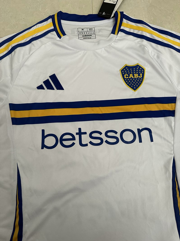 (S-4XL) 2024-2025 Boca Juniors Away White Thailand Soccer Jersey AAA-818