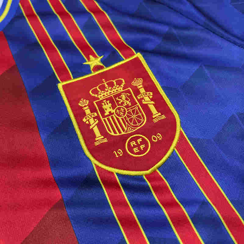 2025-2026 Spain Red&Blue Thailand Soccer Training Jersey-4927
