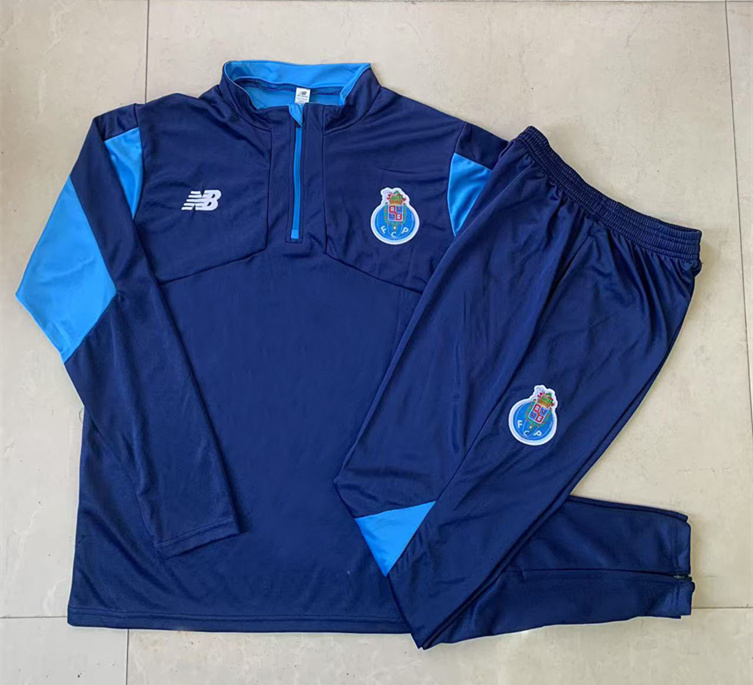 2024-2025 Porto Royal Blue Thailand Soccer Tracksuit Uniform-815