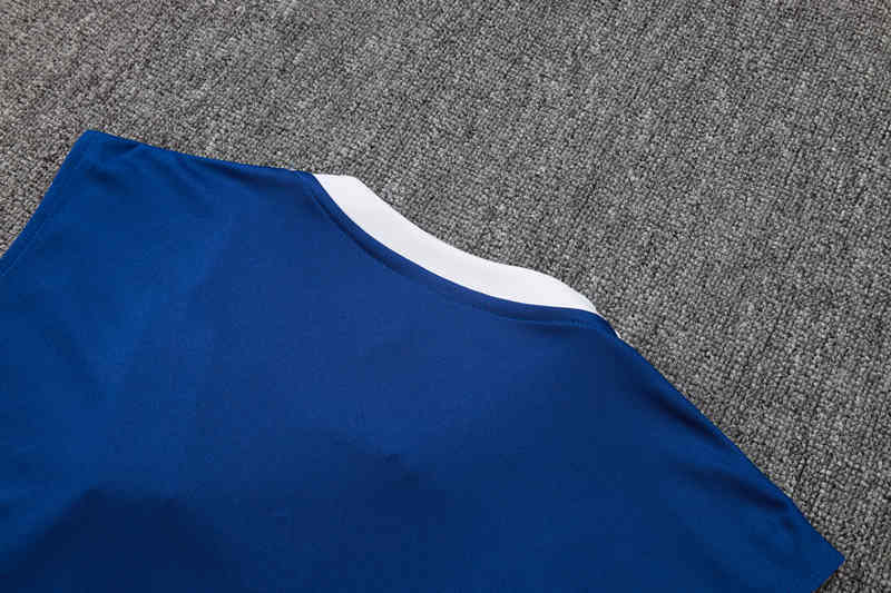 2025-2026 Arsenal Royal Blue Vest-Sleeve Thailand Soccer Tracksuit-815