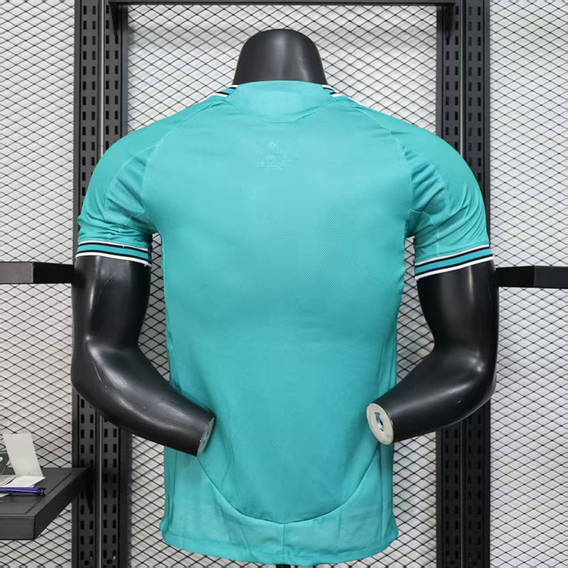 Player Version 2025-26 Liverpool 2nd Away Blue&Green Thailand Soccer Jersey AAA-888