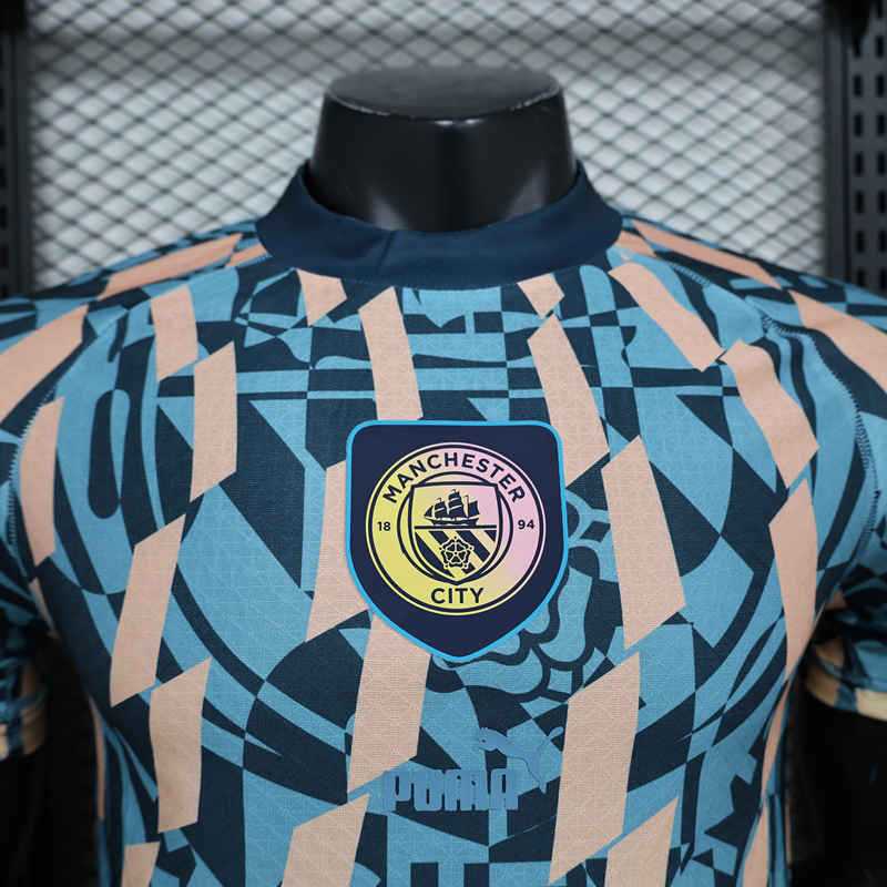 Player Version 2024-2025 Special Version Manchester City Blue Thailand Soccer Jersey AAA-888