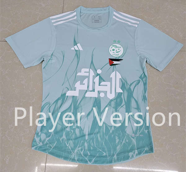 Player Version 2024-2025 Algeria Green Thailand Soccer Jersey AAA-9926