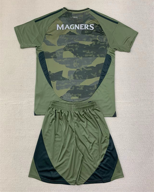 2024-2025 Celtic 2nd Away Green Kids/Youth Soccer Unifrom-AY