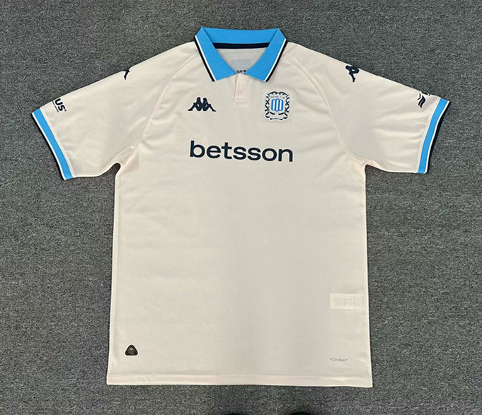 (S-4XL) 2025-2026 Racing Club de Avellaneda 2nd Away Beige Thailand Soccer Jersey AAA-512