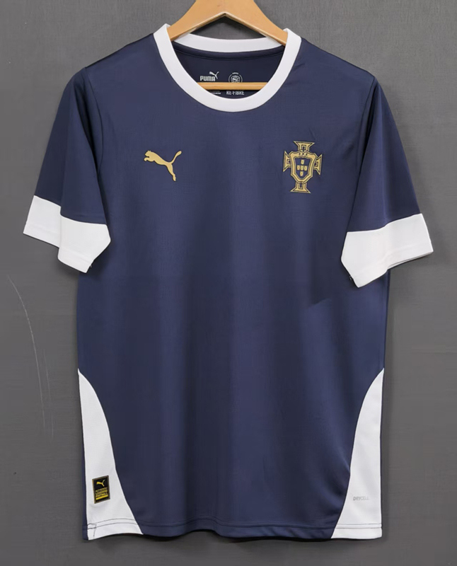 2025-2026 Portugal Blue Thailand Soccer Training Jersey AAA-7189
