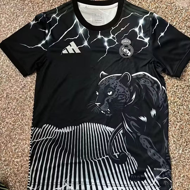 (S-4XL) 2024-2025 Special Version Real Madrid Black Thailand Soccer Jersey AAA-7209
