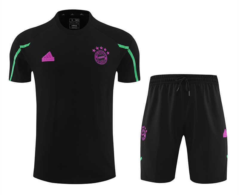 2024-2025 Bayern München Black Thiland Soccer Uniform-4627