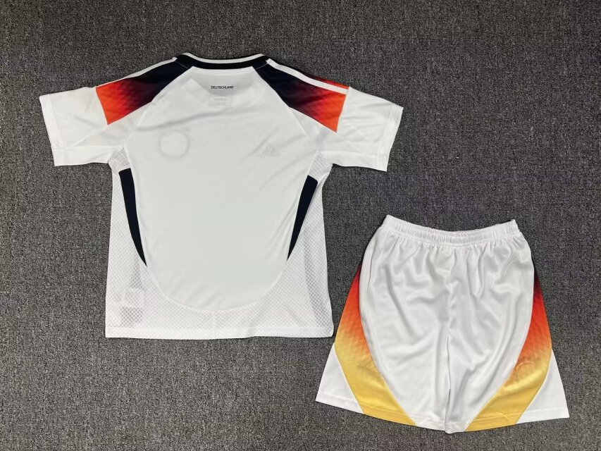 2024-2025 Germany Home White Kids/Youth Soccer Uniform