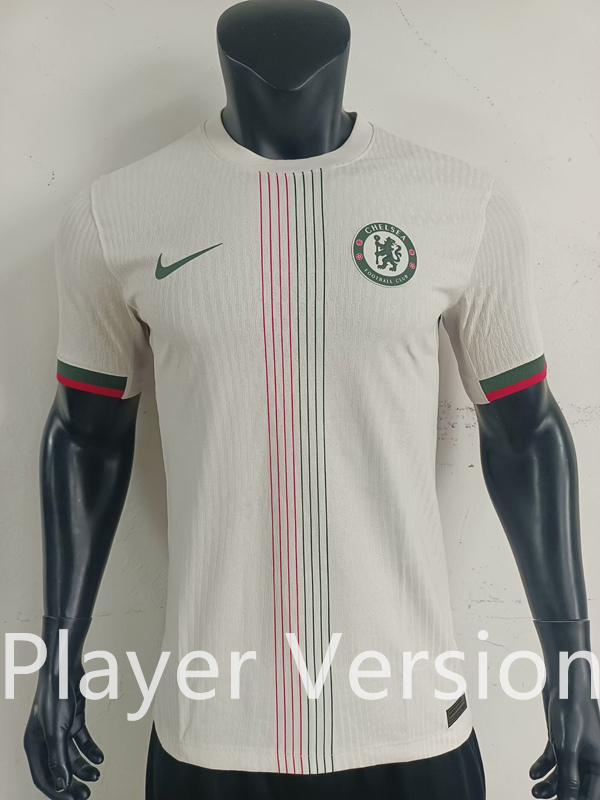 Player Version 2025-26 Chelsea Away White Thailand Soccer Jersey AAA-0871