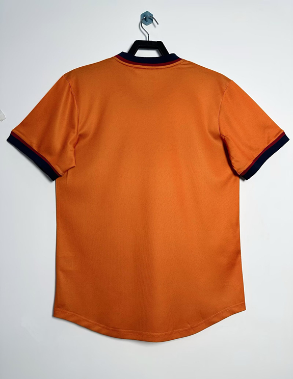 Retro Version 98-99 Barcelona Away Orange Thailand Soccer Jersey AAA-811