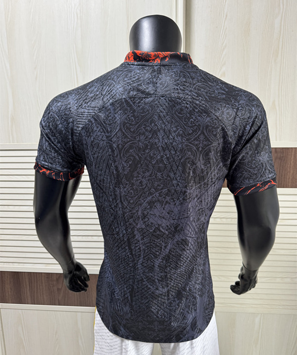 Player Version 2025-2026 Snake Year Special Edition Barcelona Black Thailand Soccer Jersey AAA-9812