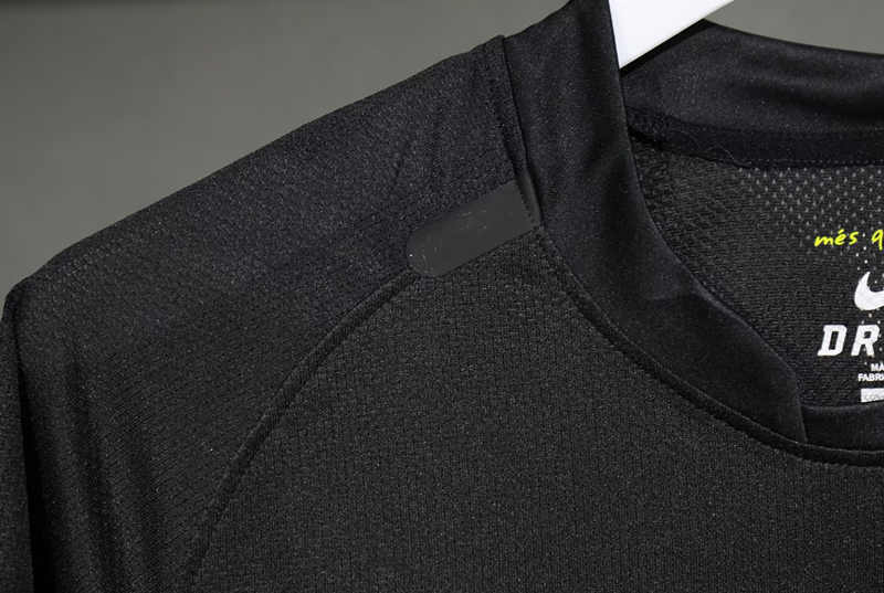 Player Retro Version 2010-2011 Barcelona Away Black Thailand Soccer Jersey AAA-4563