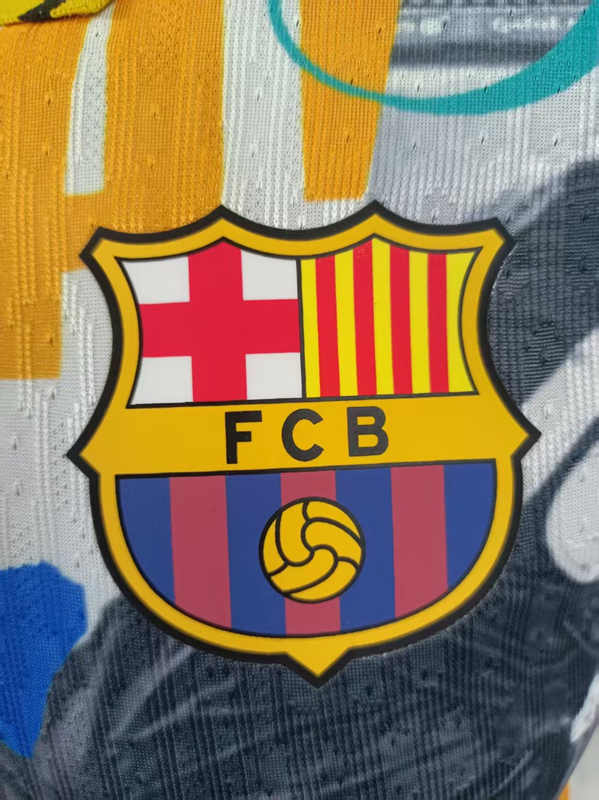 Player Version 2025-2026 Special Version Barcelona White&Green Thailand Soccer Jersey AAA-0871