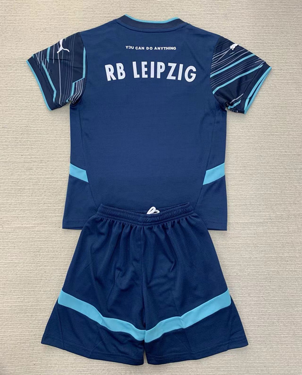 2024-2025 RB Leipzig Home White Youth/Kids Soccer Uniform-AY