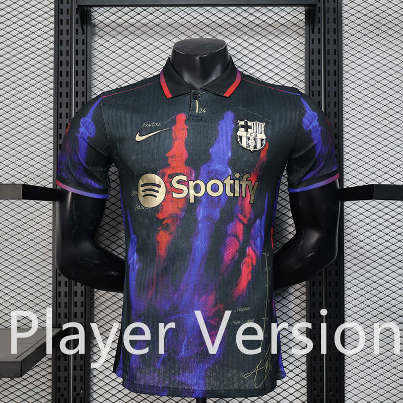Player Version 2025-2026 Special Edition Barcelona Black &Red Thailand Soccer Jersey AAA-888