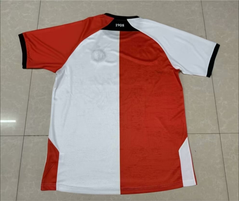 2024-2025 Feyenoord Rotterdam Home Red and White Thailand Soccer Jersey AAA-5177