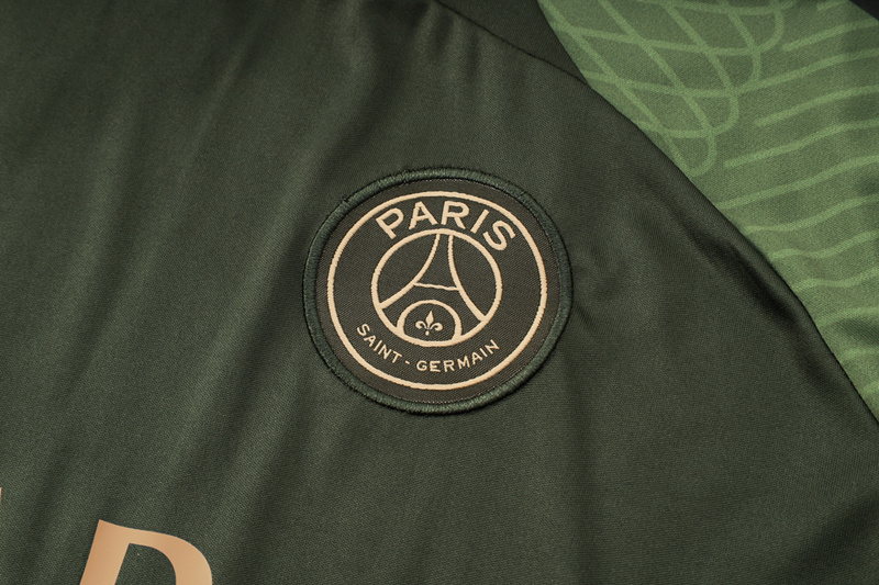 2024-2025 Paris SG Jordan Dark Green Thailand Soccer Tracksuit( Fifth Pants) -815