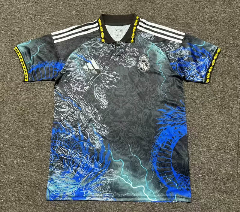 2024-2025 Special Version Real Madrid Black&Blue Thailand Soccer Jersey AAA-2483