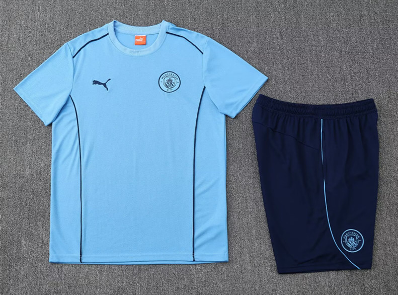 2025-2026 Manchester City Blue Thailand Soccer Uniform-4627