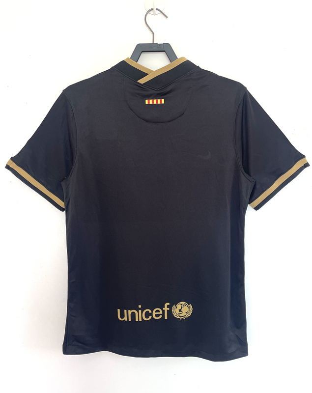 Retro Version 20-21 Barcelona Away Black Thailand Soccer Jersey AAA-811