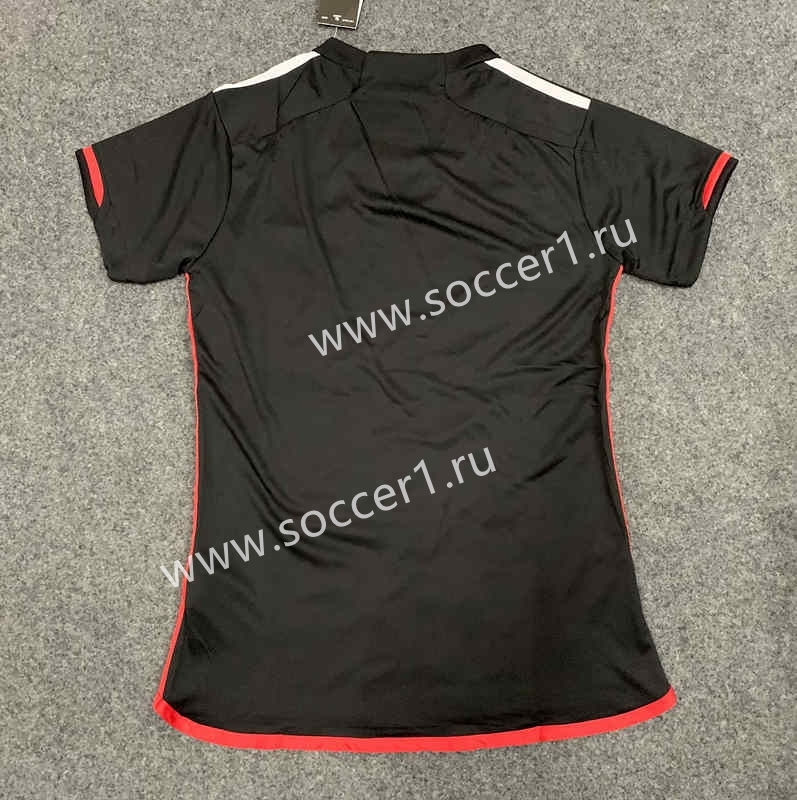 2023-2024 Sao Paulo Futebol 2nd Away Red&Black Thailand Women Soccer Jersey AAA-GB