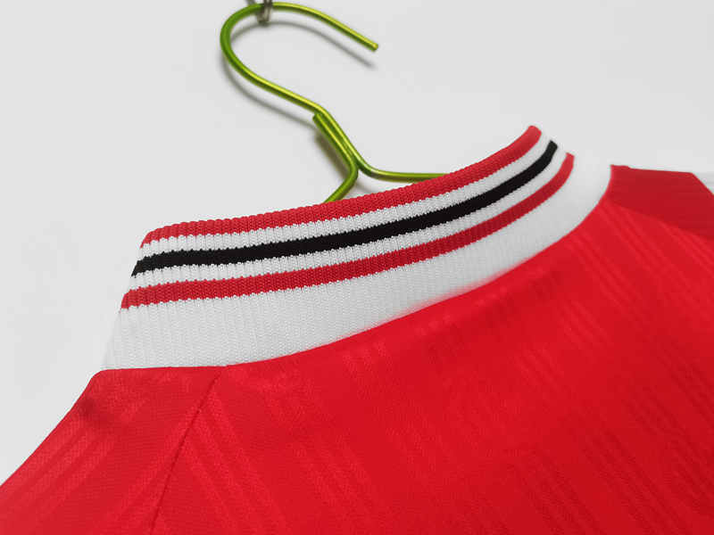 Retro Version 1990 Turkey Home Red Thailand Soccer Jersey AAA-C1046