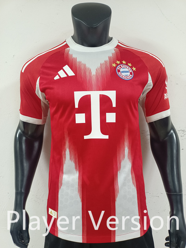 Player Version 2025-2026 Bayern München Red Soccer Jersey AAA-0871