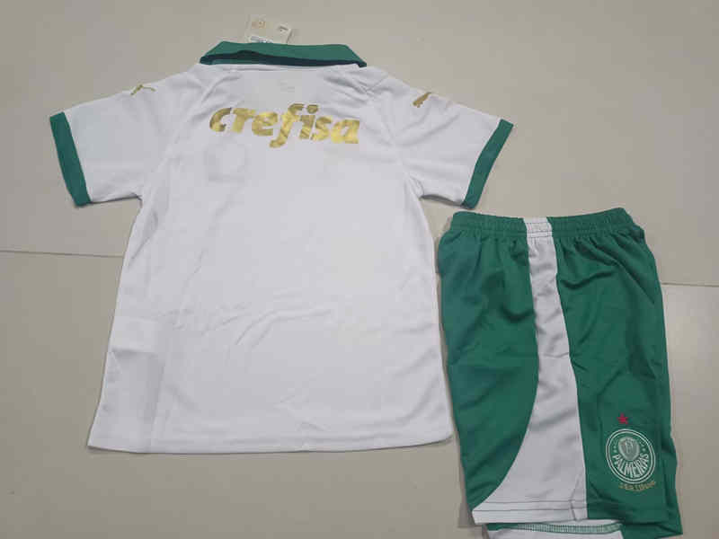 2024-2025 Palmeiras Away White Kids/Youth Soccer Uniform-507