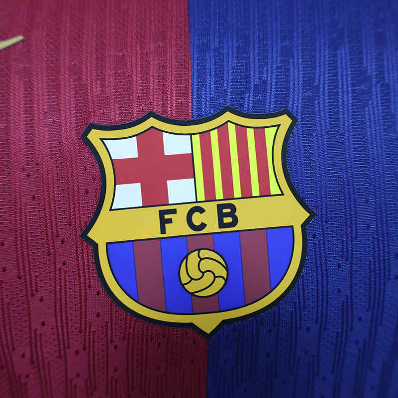 Player Version 2024-2025 Without Sponsor Barcelona Red&Blue Thailand Soccer Jersey AAA-888