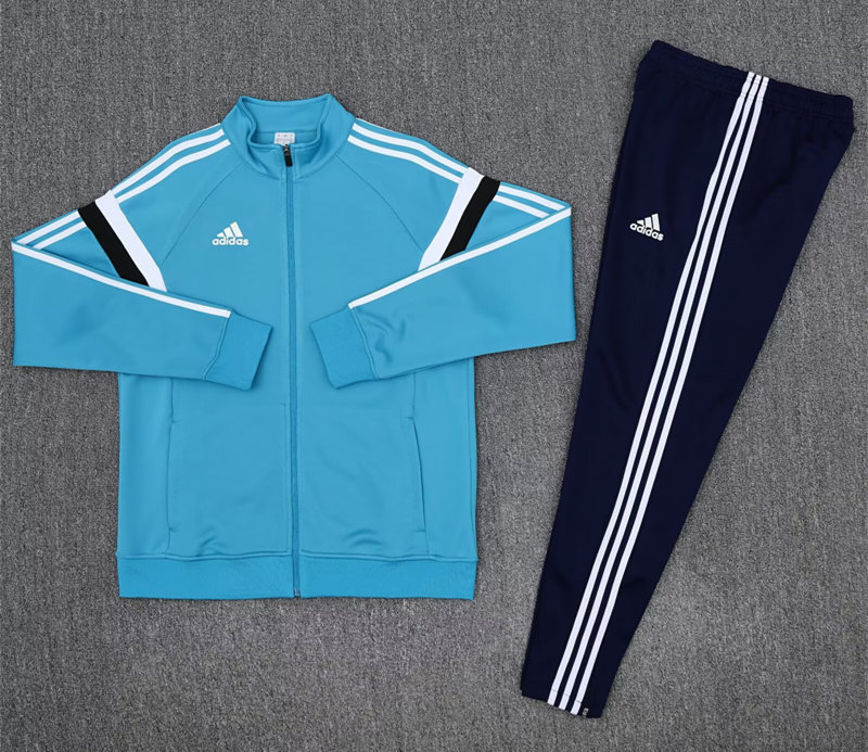 2025-2026 Adidas Light Blue Thailand Soccer Jacket Uniform-4627
