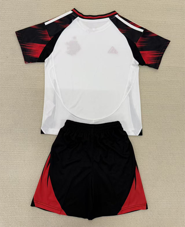 2025-2026 Flamengo Away White Kids/Youth Soccer Uniform-AY