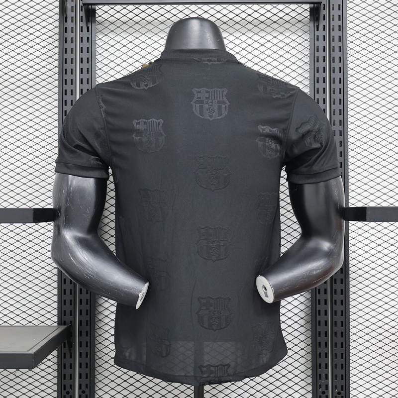 Player Version 2024-2025 Special Version Barcelona Black Thailand Soccer Jersey AAA-888