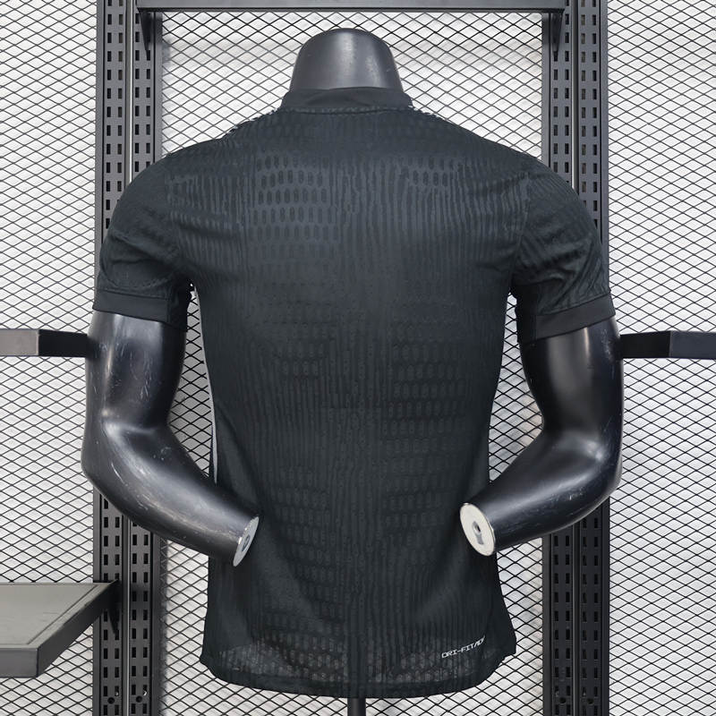 Player Version 2025-26 Paris Goalkeeper Black Thailand Soccer Jersey AAA-888