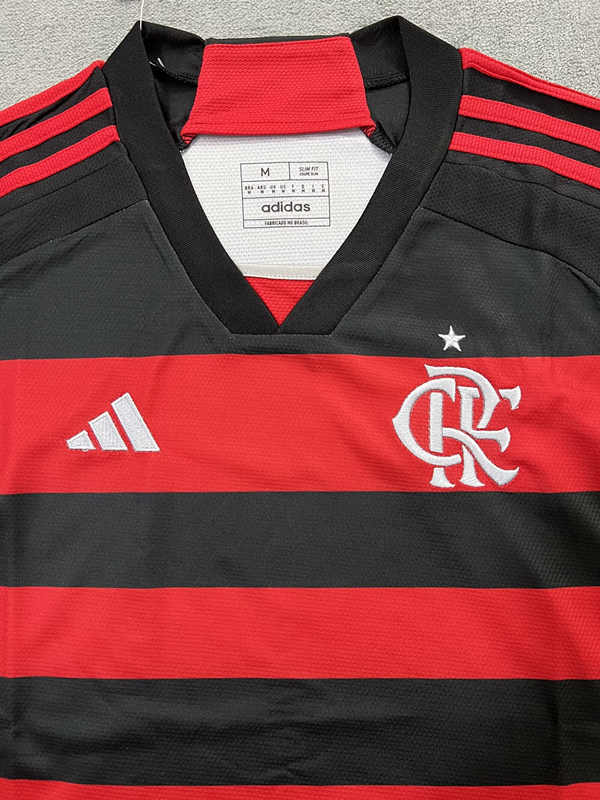 2024-2025 Flamengo Home Red&Black Women Thailand Soccer Jersey AAA-4506